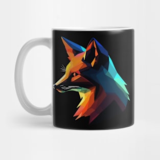 fox silhouette art Mug